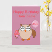 Kaart Aangepaste ouderdom voor vogeldagen (Gele Bloem)