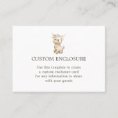 Kaart aangepaste rendierbehuizing waterverf visitekaartje (Voorkant)