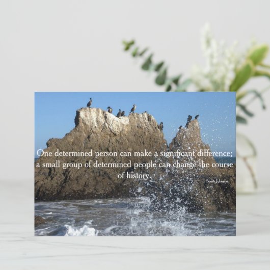 Kaart - Aanmoediging - Bepaling (Staand voorkant)