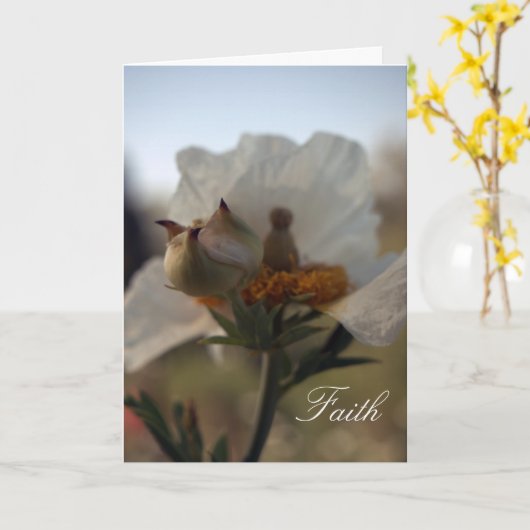 Kaart - Aanmoediging - Geloof (Gele Bloem)