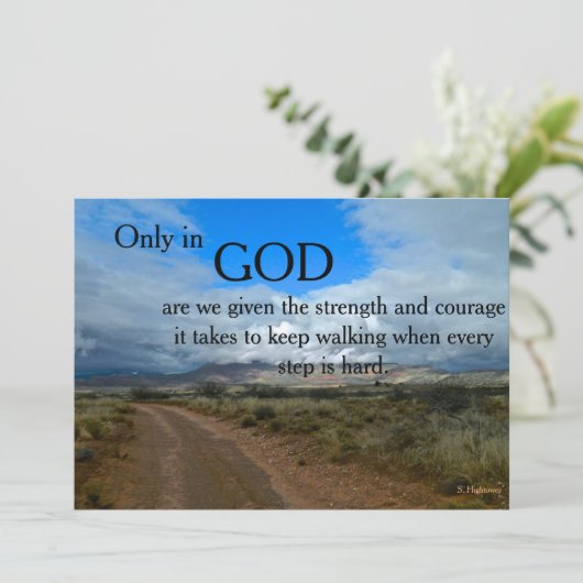 Kaart - Aanmoediging - proefnemingen (Staand voorkant)