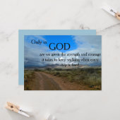 Kaart - Aanmoediging - proefnemingen (Voorkant / Achterkant in situ)