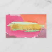 Kaart abstracte Waterverf (Achterkant)