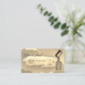 Kaart abstracte Waterverf (Staand voorkant)