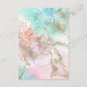 Kaart abstracte zomerbruiloft — Details behuizing (Achterkant)