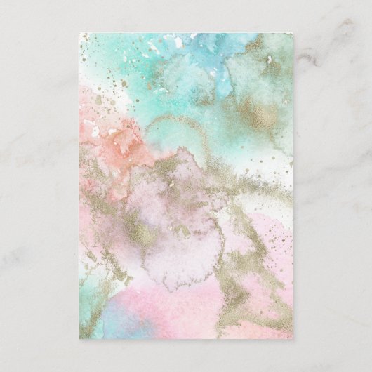 Kaart abstracte zomerbruiloft — Details behuizing (Achterkant)