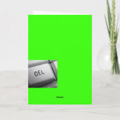 Kaart achterlaten (Achterkant)