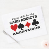 Kaart Addict stickers (Envelop)