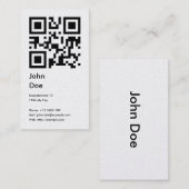 Kaart (adres, telefoon, e-mail, web) visitekaartje (Voorkant / Achterkant)