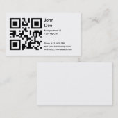 Kaart (adres, telefoon, e-mail, web) visitekaartje (Voorkant / Achterkant)