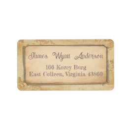  kaart. Adres / Verzending / Boekenlabel Etiket