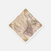  kaart afdrukken servetten (Hoek)