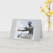 Kaart, "Afsmekend de Leider " Kaart (Gele Bloem)