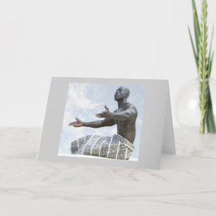 Kaart, "Afsmekend de Leider " Kaart