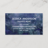 Kaart afspeeldatum voor afspeeldatum blauwkei contactkaartje (Achterkant)