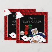 Kaart afspelen - Uitnodiging - (Voorkant / Achterkant)