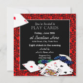 Kaart afspelen - Uitnodiging - (Achterkant)