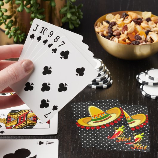 Kaart afspelen Zwart pok en puntige hotpannen (Insitu)