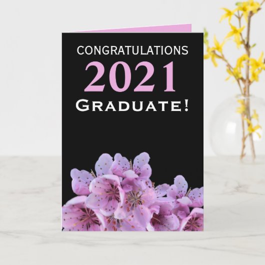 Kaart Afstuderen (Gele Bloem)