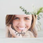 KAART AFSTUDEREN SCRIPT NAME (Staand voorkant)