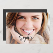 KAART AFSTUDEREN SCRIPT NAME (Voorkant / Achterkant)