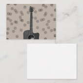 kaart "Akoestische gitaar" (Voorkant / Achterkant)