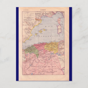  kaart, Algerije, rond 1920 Briefkaart