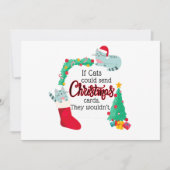Kaart Als katten kerstliedjes zouden sturen, dan z (Voorkant)
