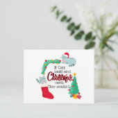 Kaart Als katten kerstliedjes zouden sturen, dan z (Staand voorkant)
