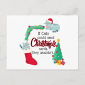 Kaart Als katten kerstliedjes zouden sturen, dan z (Voorkant)