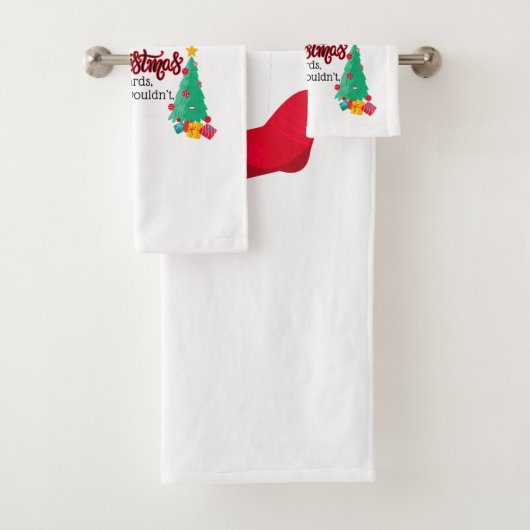 Kaart Als katten kerstliedjes zouden sturen, dan z Bad Handdoek (Insitu)