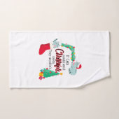 Kaart Als katten kerstliedjes zouden sturen, dan z Bad Handdoek (Handdoek)