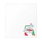 Kaart Als katten kerstliedjes zouden sturen, dan z Notitieblok (Voorkant)