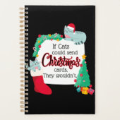 Kaart Als katten kerstliedjes zouden sturen, dan z Planner (Voorkant)