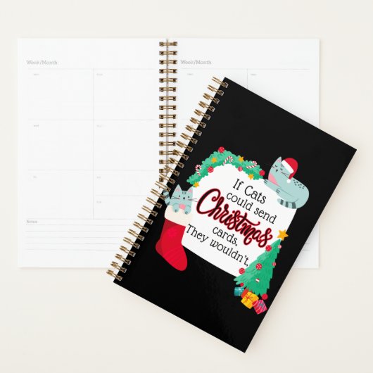 Kaart Als katten kerstliedjes zouden sturen, dan z Planner (Display)