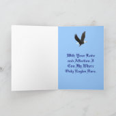 Kaart Amerikaanse Bald Eagle (Binnen)