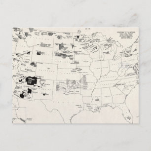 KAART: AMERIKAANSE INDIANEN 2 BRIEFKAART