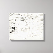 KAART: AMERIKAANSE INDIANEN 2 CANVAS AFDRUK (Voorkant)