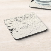 KAART: AMERIKAANSE INDIANEN 2 DRANKJES ONDERZETTER (Linkerzijde)