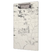 KAART: AMERIKAANSE INDIANEN 2 KLEMBORD (Links)