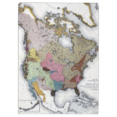 KAART: AMERIKAANSE INDIANEN 3 KLEMBORD (Achterkant)