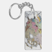 KAART: AMERIKAANSE INDIANEN 3 SLEUTELHANGER (Voorkant Links)