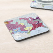 KAART: AMERIKAANSE INDIANEN BIER ONDERZETTER (Linkerzijde)