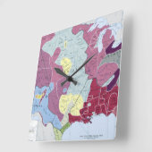 KAART: AMERIKAANSE INDIANEN VIERKANTE KLOK (Hoek)