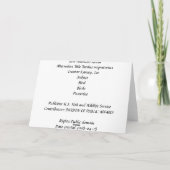 Kaart / Amerikaanse Robin / Kerst (Achterkant)