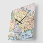 Kaart: Amerikaanse uitbreiding, 1905 Vierkante Klok (Hoek)