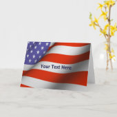 Kaart - Amerikaanse Vlag (Gele Bloem)