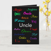 kaart "An Uncle's Birthday I" -  (Gele Bloem)
