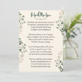 Kaart Annie Johnson Flint - 'Hij geeft meer eer' (Staand voorkant)