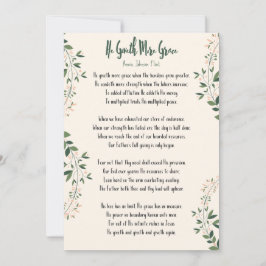 Kaart Annie Johnson Flint - 'Hij geeft meer eer'